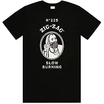 Amazon.com: ZIG-ZAG Vintage Classic T-Shirt - Black, Medium